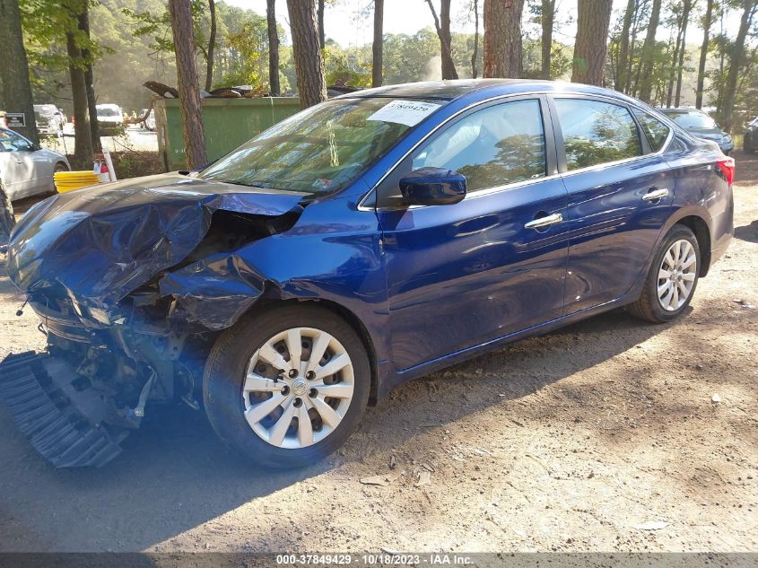 2018 NISSAN SENTRA S/SV/SR/SL - 3N1A87AP3JY329322