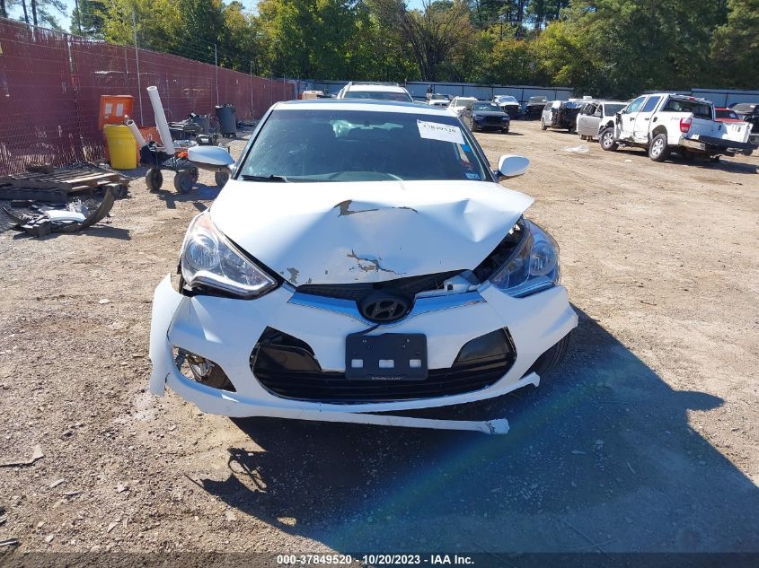 2016 HYUNDAI VELOSTER - KMHTC6AD7GU299476