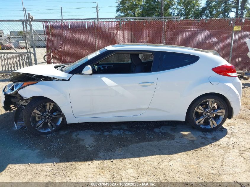 2016 HYUNDAI VELOSTER - KMHTC6AD7GU299476