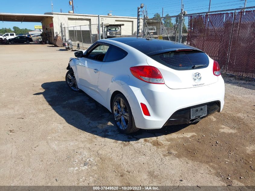 2016 HYUNDAI VELOSTER - KMHTC6AD7GU299476