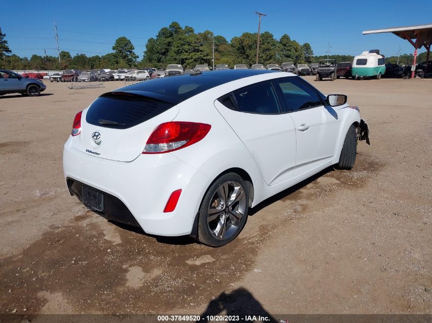 2016 HYUNDAI VELOSTER - KMHTC6AD7GU299476