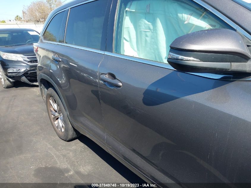 2015 TOYOTA HIGHLANDER LE - 5TDZKRFH3FS103454