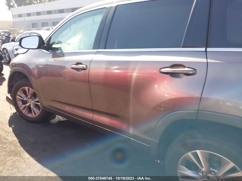 2015 TOYOTA HIGHLANDER LE - 5TDZKRFH3FS103454