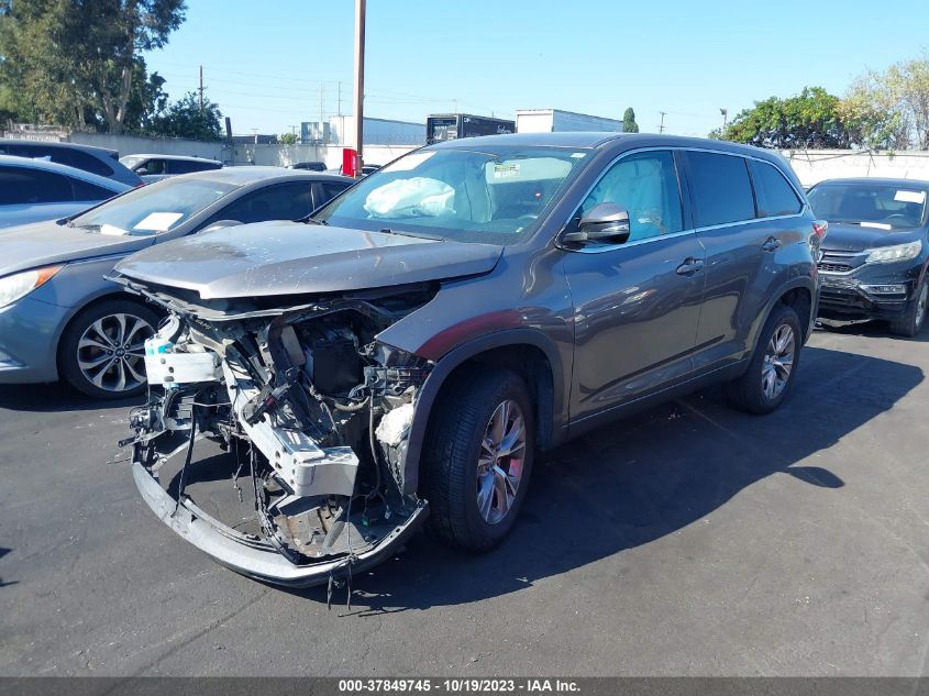 2015 TOYOTA HIGHLANDER LE - 5TDZKRFH3FS103454