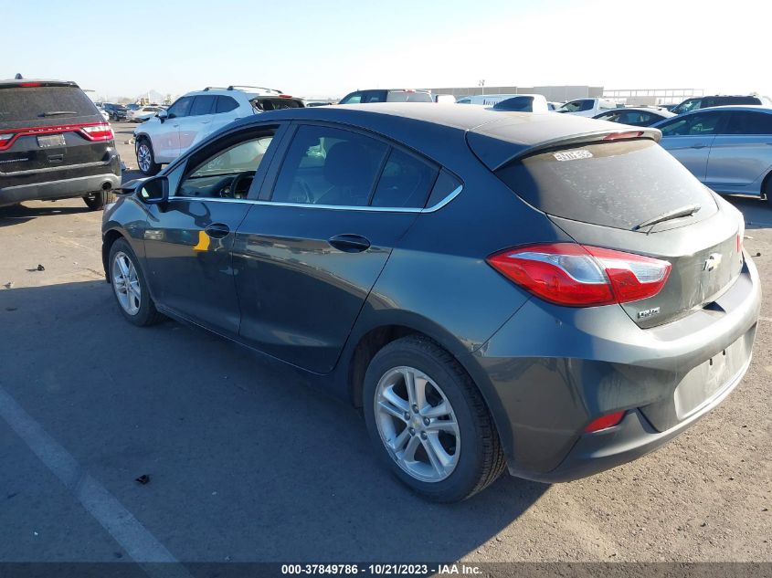VIN 3G1BE6SM7JS639864 2018 CHEVROLET CRUZE LT