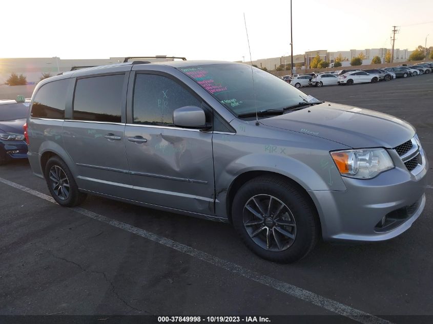 2017 DODGE GRAND CARAVAN SXT - 2C4RDGCG3HR561162