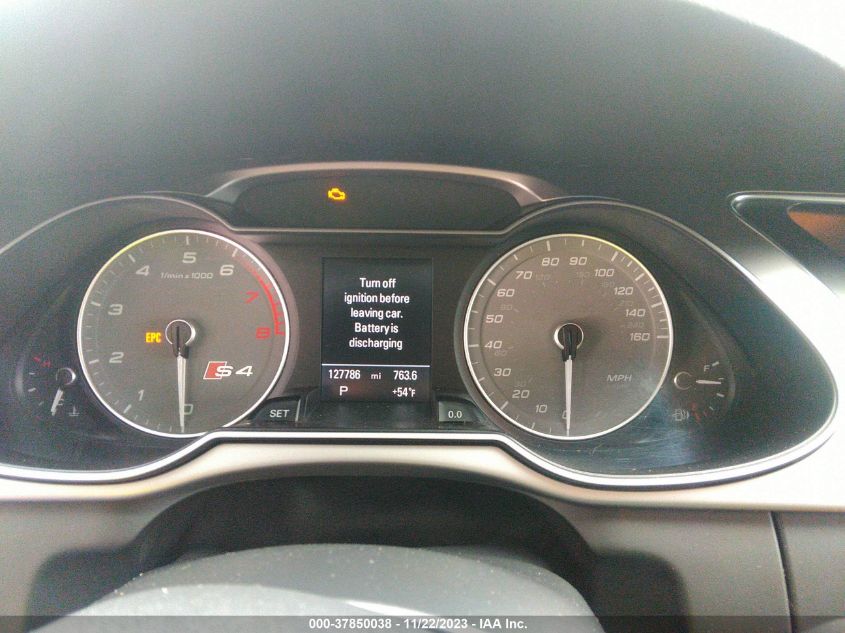 2014 AUDI S4 PREMIUM PLUS - WAUBGAFL8EA025920