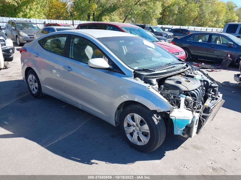 2016 HYUNDAI ELANTRA SE - 5NPDH4AEXGH739398