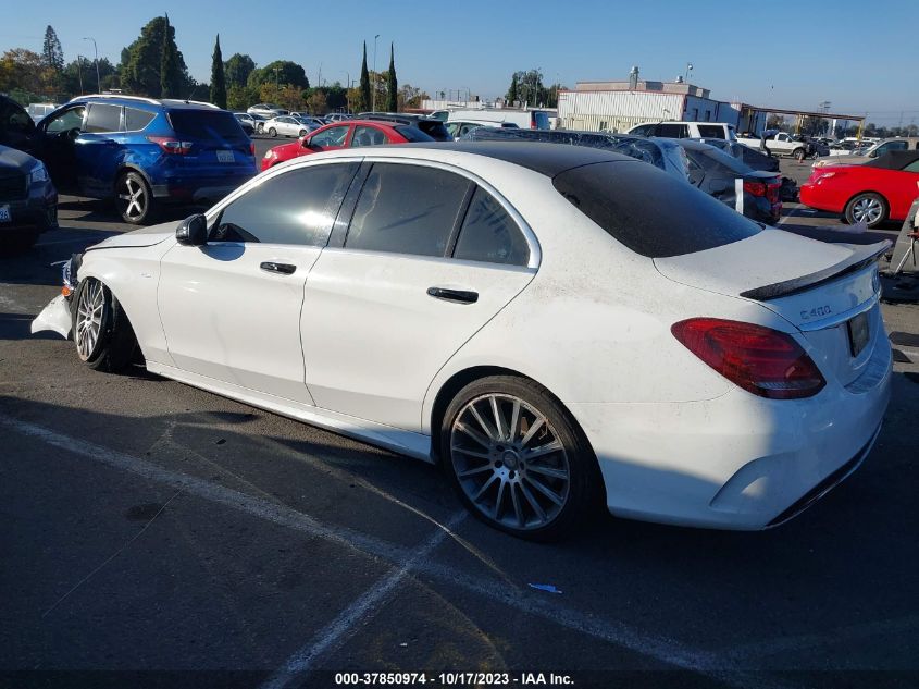 2015 MERCEDES-BENZ C 400 4MATIC - 55SWF6GB5FU041820