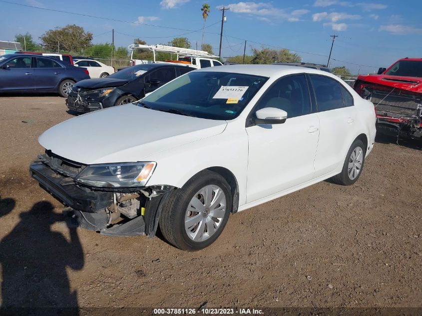 2014 VOLKSWAGEN JETTA SEDAN SE 3VWD07AJ8EM275537