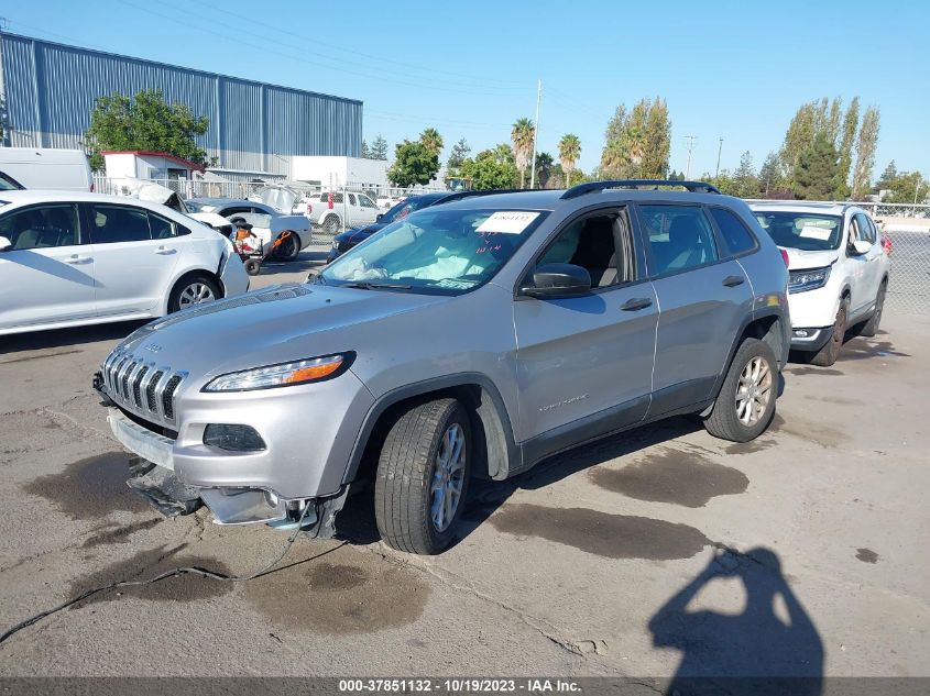 2017 JEEP CHEROKEE SPORT - 1C4PJLAB4HW663108