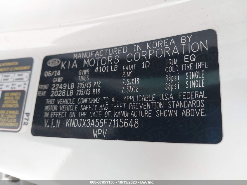 2015 KIA SOUL ! - KNDJX3A56F7115648