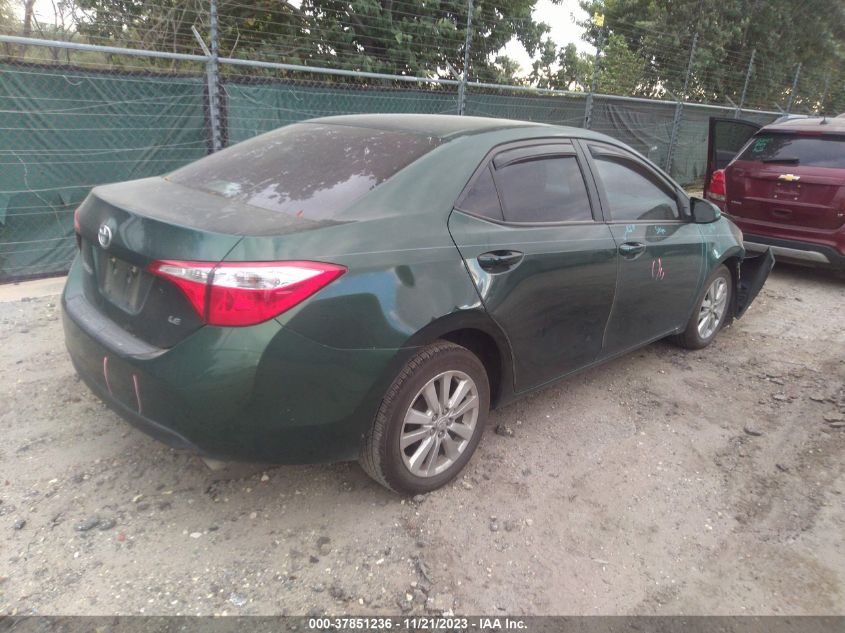 2014 TOYOTA COROLLA L/LE/S/S PLUS/LE PLUS - 5YFBURHE0EP021851