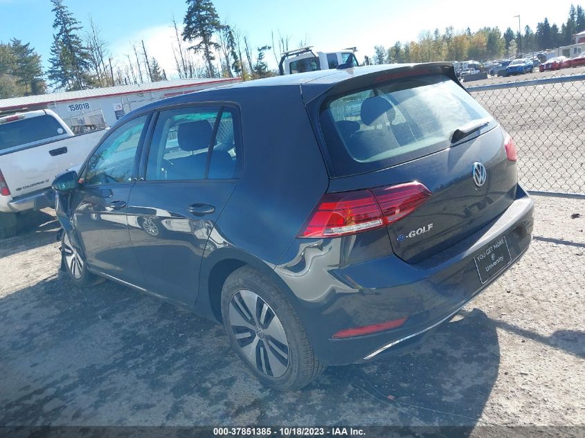 2019 VOLKSWAGEN E-GOLF SE - WVWKR7AU8KW919219