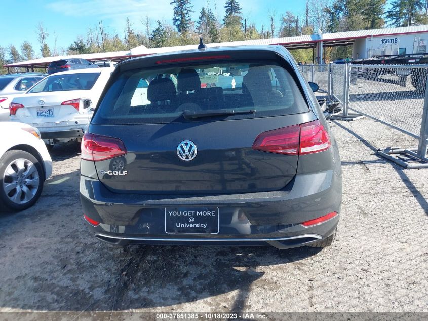 2019 VOLKSWAGEN E-GOLF SE - WVWKR7AU8KW919219