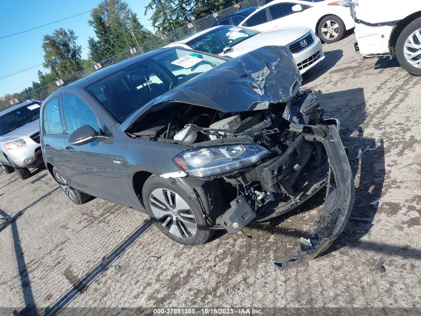 2019 VOLKSWAGEN E-GOLF SE - WVWKR7AU8KW919219