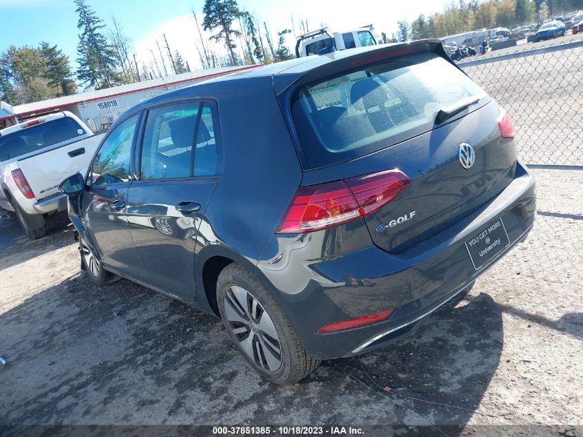 2019 VOLKSWAGEN E-GOLF SE - WVWKR7AU8KW919219