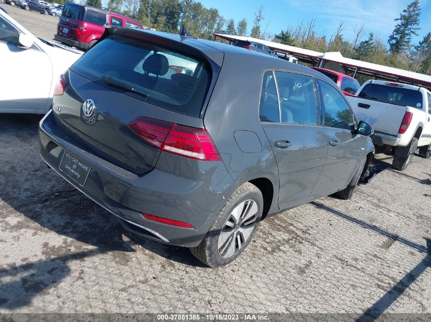 2019 VOLKSWAGEN E-GOLF SE - WVWKR7AU8KW919219