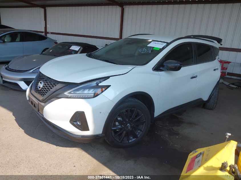 5N1AZ2BJ2NC107239 Nissan Murano SV 2