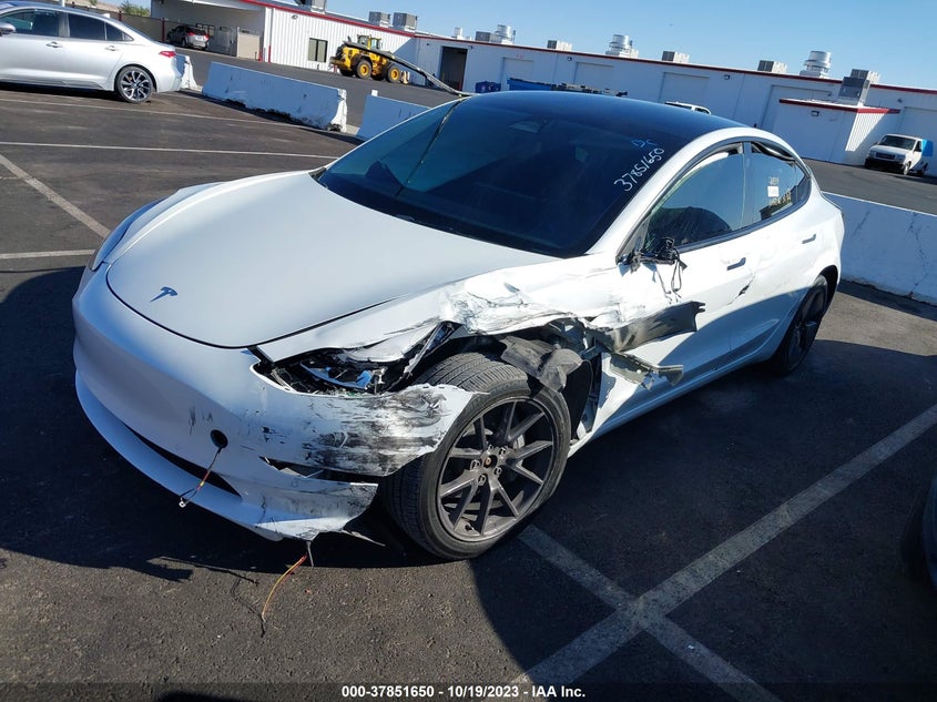 VIN 5YJ3E1EB1NF211151 2022 TESLA MODEL 3 LONG RANGE