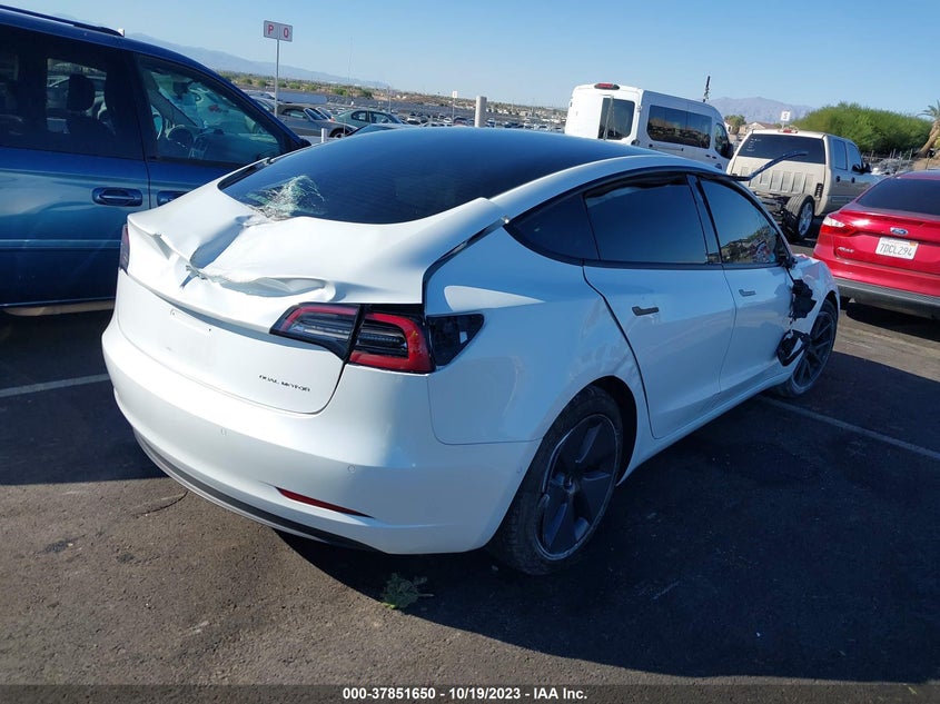 VIN 5YJ3E1EB1NF211151 2022 TESLA MODEL 3 LONG RANGE
