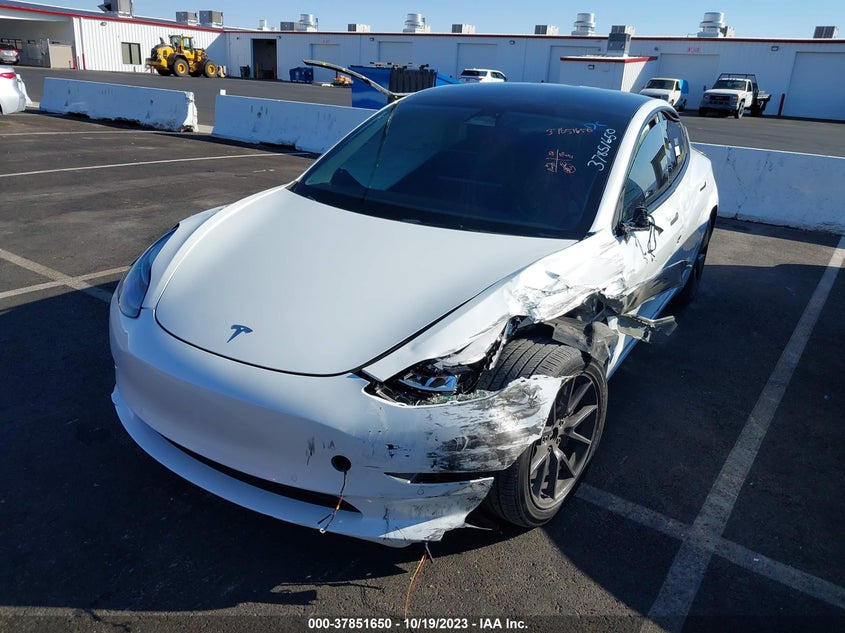 VIN 5YJ3E1EB1NF211151 2022 TESLA MODEL 3 LONG RANGE