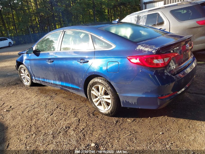 2017 HYUNDAI SONATA 2.4L - 5NPE24AF7HH441942