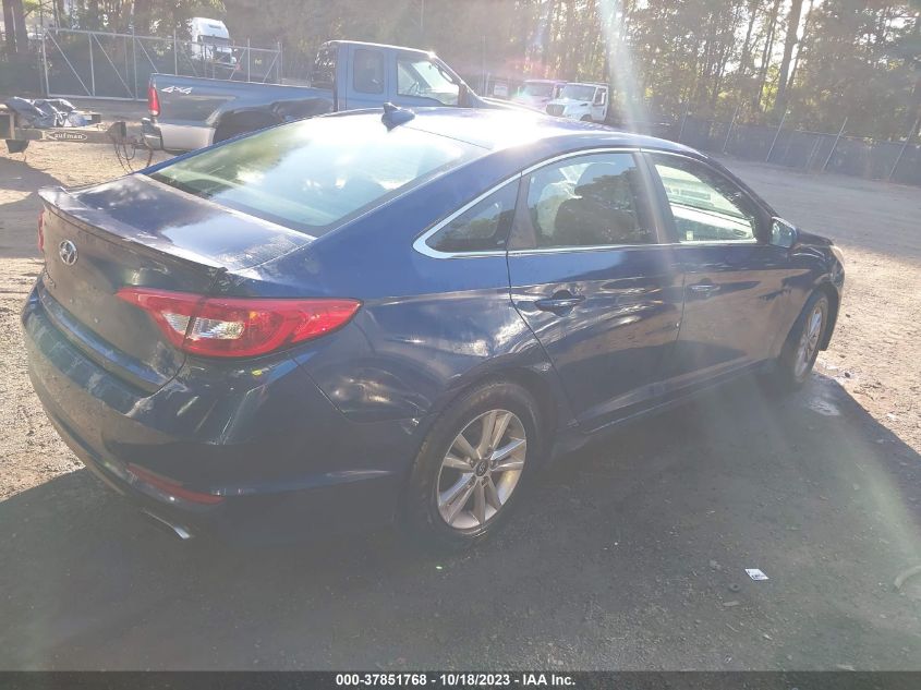 2017 HYUNDAI SONATA 2.4L - 5NPE24AF7HH441942