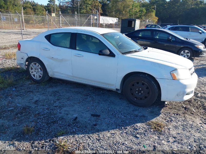 2013 DODGE AVENGER SE - 1C3CDZAB4DN592022