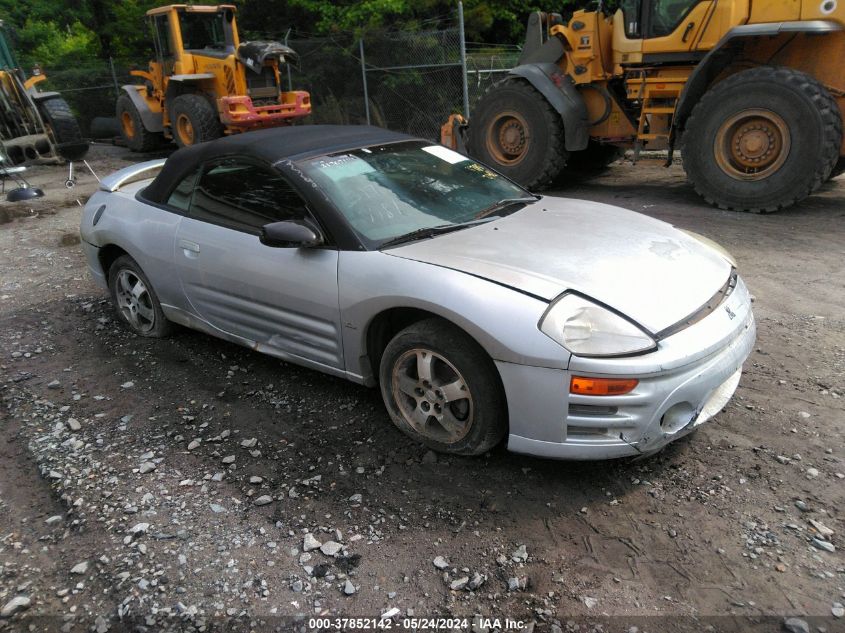 Lot #2525407706 2003 MITSUBISHI ECLIPSE GS salvage car