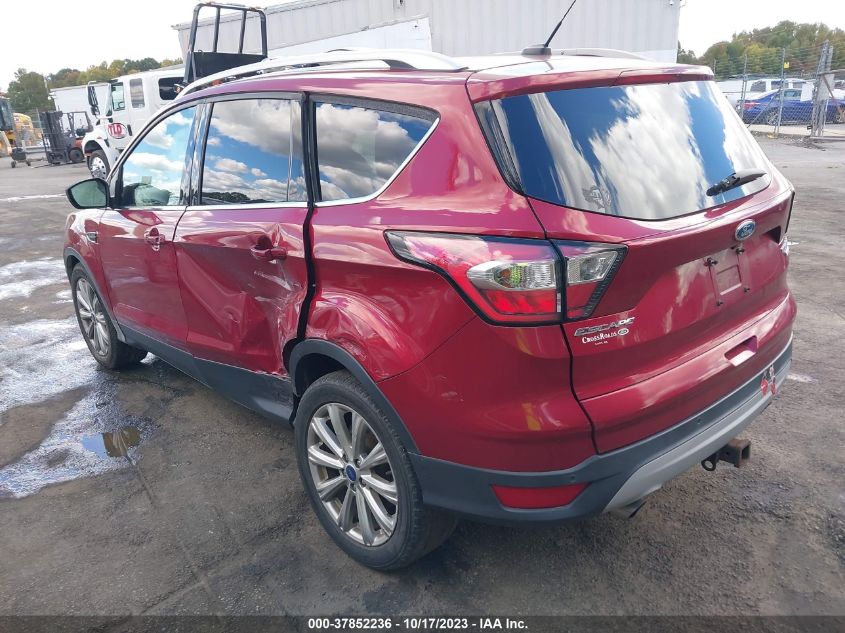 2017 FORD ESCAPE TITANIUM - 1FMCU0J9XHUD90877