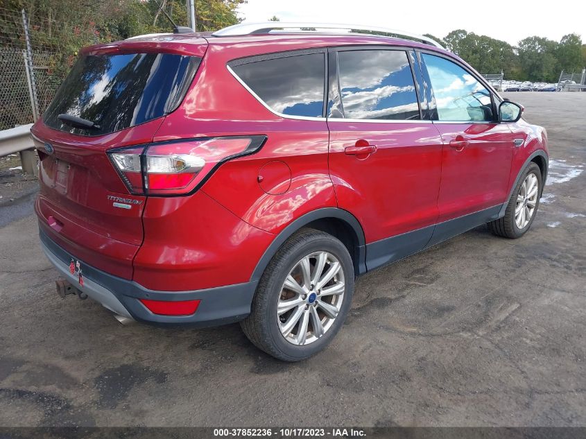 2017 FORD ESCAPE TITANIUM - 1FMCU0J9XHUD90877