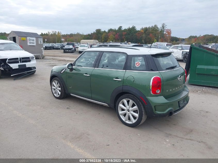 2015 MINI COUNTRYMAN COOPER S WMWZC5C50FWP44316