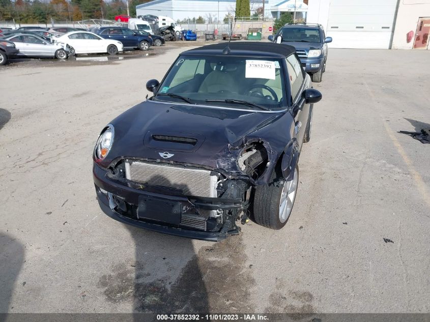 2014 MINI COOPER CONVERTIBLE S WMWZP3C53ET706572
