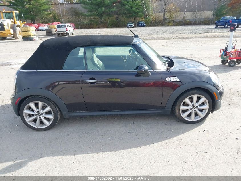 2014 MINI COOPER CONVERTIBLE S WMWZP3C53ET706572