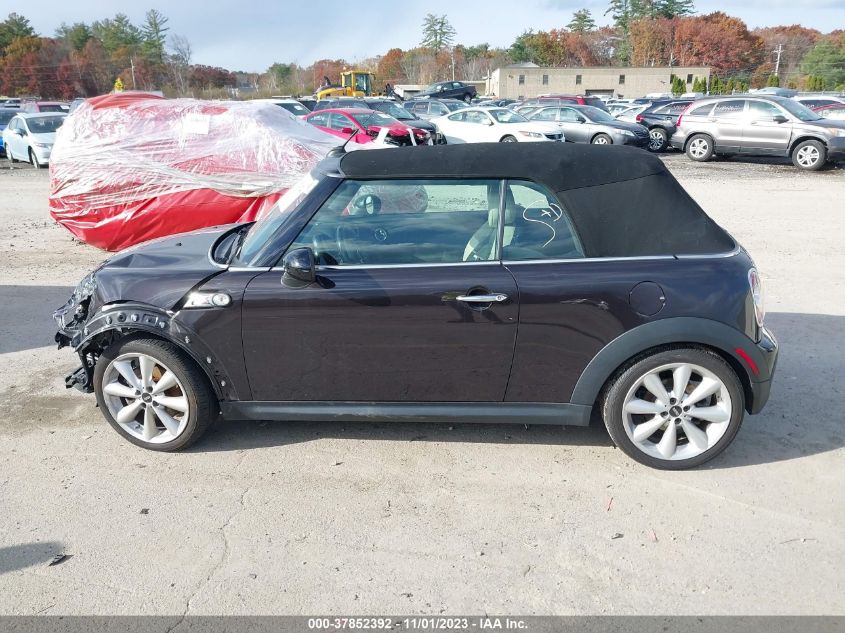 2014 MINI COOPER CONVERTIBLE S WMWZP3C53ET706572