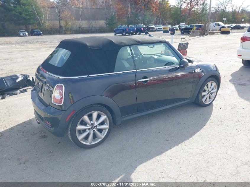 2014 MINI COOPER CONVERTIBLE S WMWZP3C53ET706572