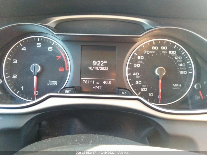 2013 AUDI A4 PREMIUM - WAUBFAFL0DN016770