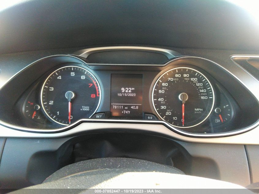 2013 AUDI A4 PREMIUM - WAUBFAFL0DN016770