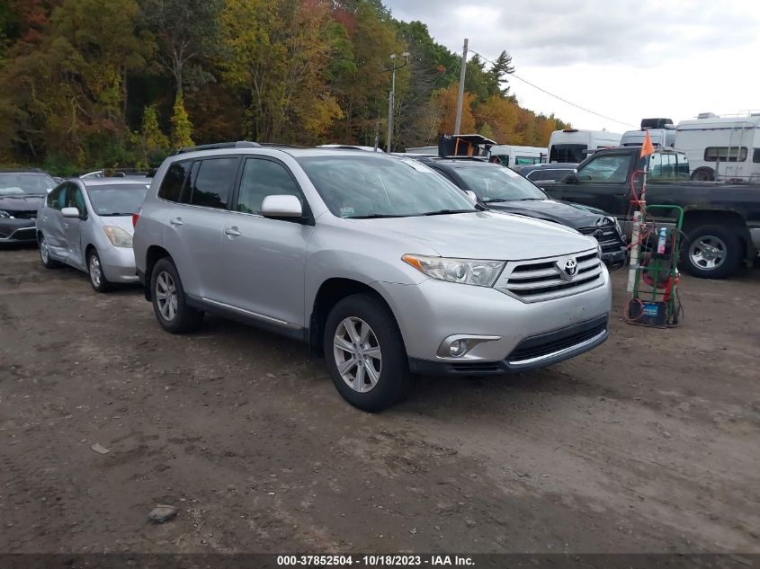 2013 TOYOTA HIGHLANDER PLUS/SE - 5TDBK3EH2DS220