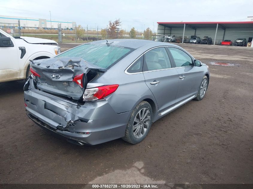 2016 HYUNDAI SONATA SPORT/LIMITED - 5NPE34AFXGH320463