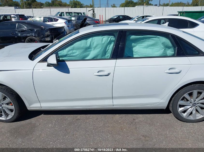 2017 AUDI A4 PREMIUM - WAUANAF45HN033030