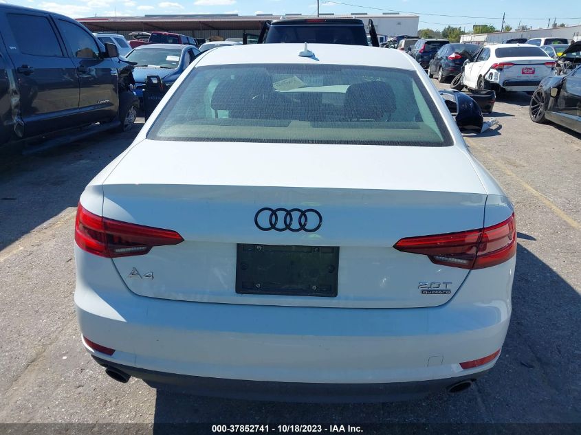 2017 AUDI A4 PREMIUM - WAUANAF45HN033030