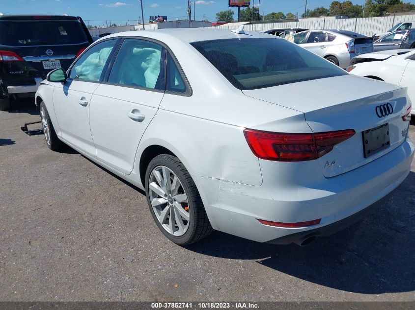 2017 AUDI A4 PREMIUM - WAUANAF45HN033030