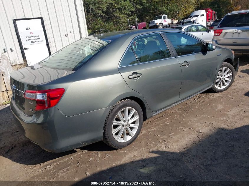 2013 TOYOTA CAMRY HYBRID LE/XLE - 4T1BD1FK7DU065711