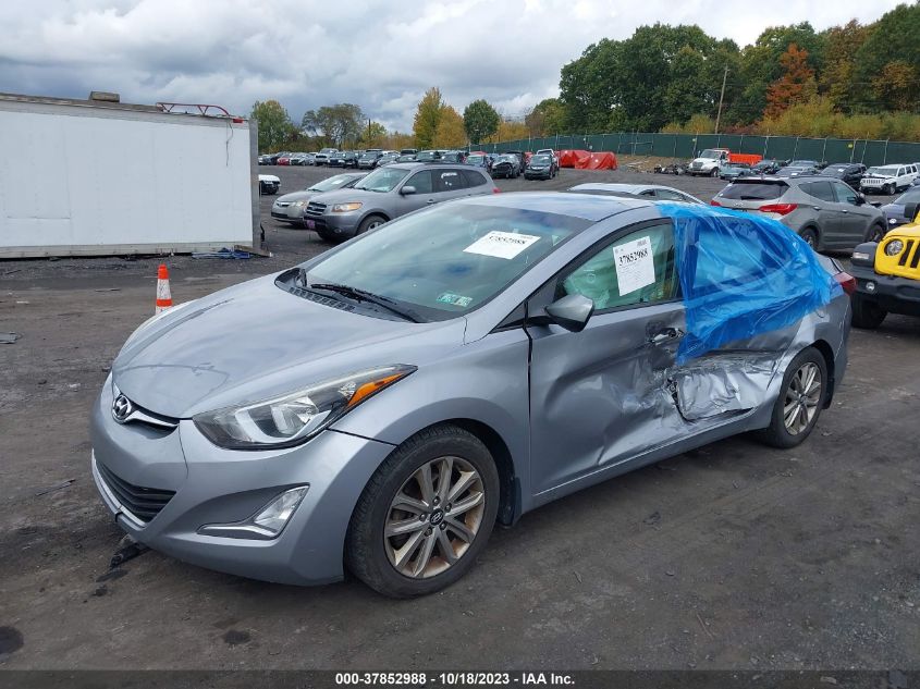 2016 HYUNDAI ELANTRA SE - 5NPDH4AEXGH768206