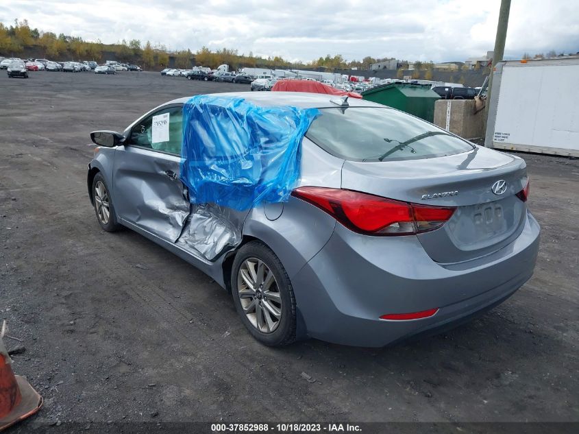 2016 HYUNDAI ELANTRA SE - 5NPDH4AEXGH768206