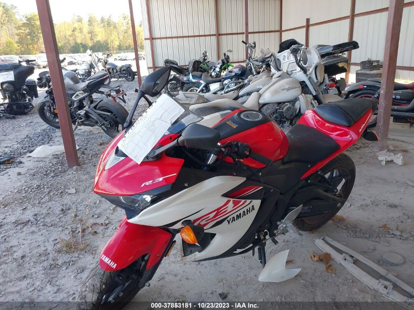 2015 YAMAHA YZFR3 MH3RH06Y5FK002483