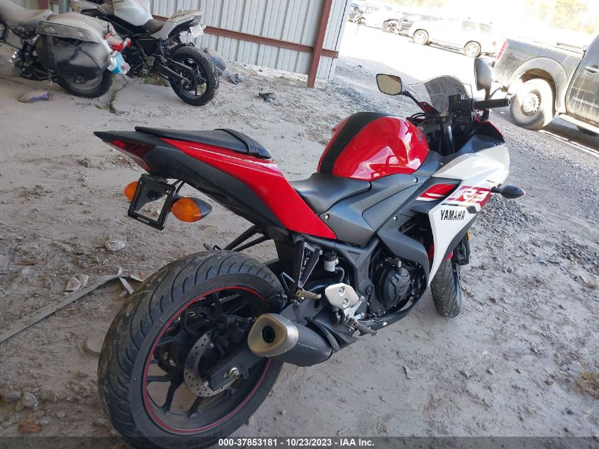 2015 YAMAHA YZFR3 MH3RH06Y5FK002483