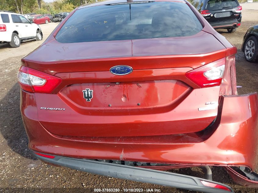 2014 FORD FUSION SE - 3FA6P0HD0ER376501